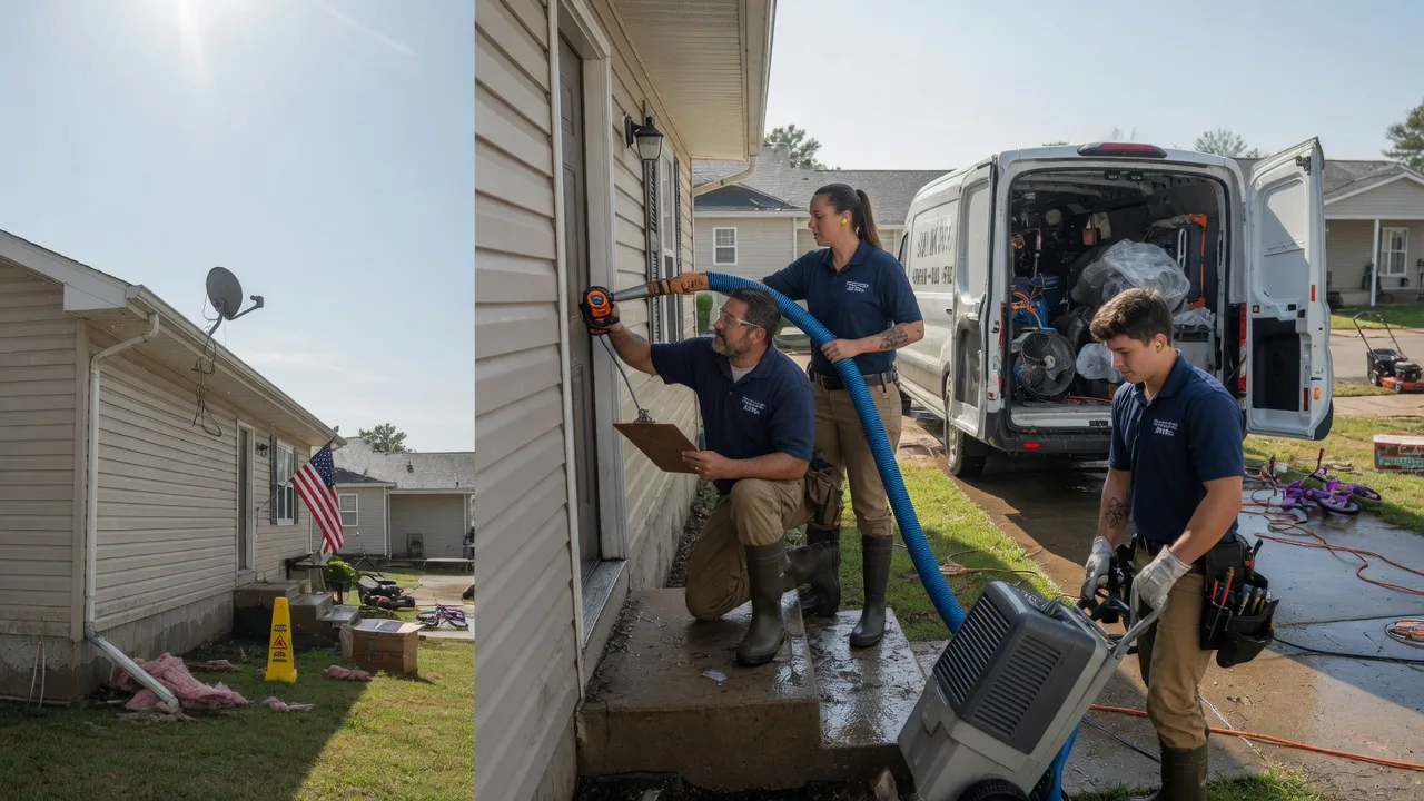 Ceiling Water Damage Restoration in Drummonds, TN near me